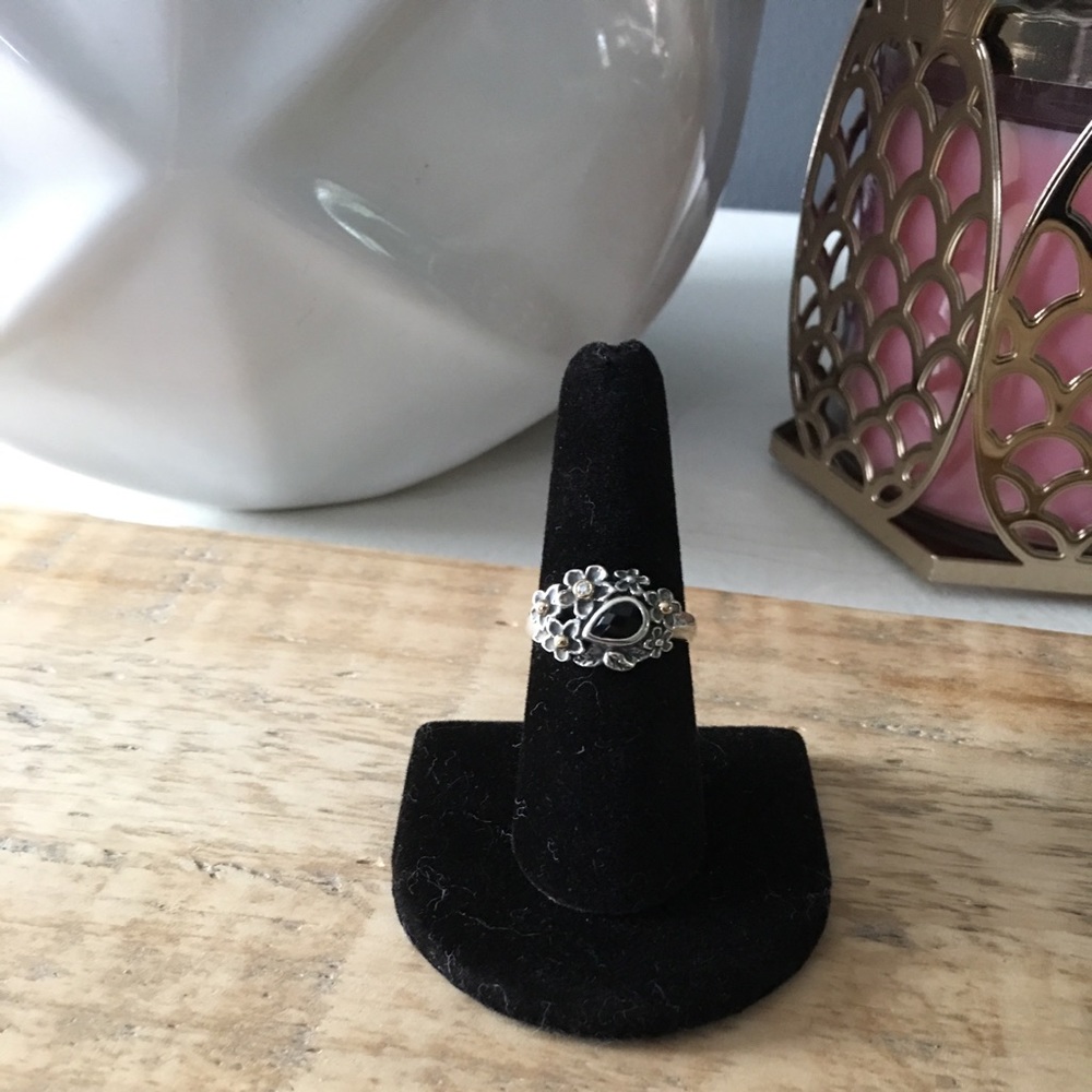 Pandora Dew Drops on Flowers